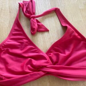 Athleta Bright Pink Bikini Top